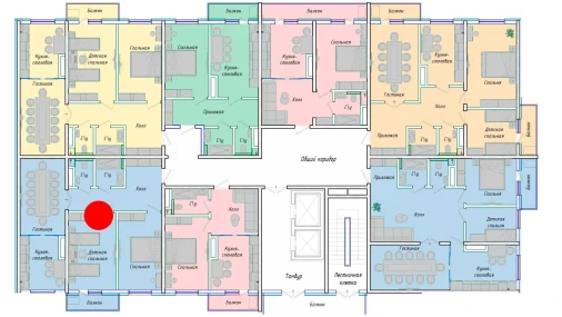 3-комнатная квартира 80.98 м²  12/12 этаж | Жилой комплекс SERGELI CITY