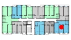 2-xonali xonadon 65.54 m²  6/10 qavat | Ko'kcha-Oqtepa Turar-joy majmuasi