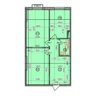 2-xonali xonadon 68.8 m²  8/9 qavat | Uchtepa Avenue Turar-joy majmuasi
