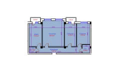 3-комн. квартира 99.67 м²  6/10 этаж | Жилой комплекс Ko'kcha-Oqtepa
