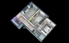 2-xonali xonadon 77 m²  5/9 qavat | YANGI AVLOD Turar-joy majmuasi