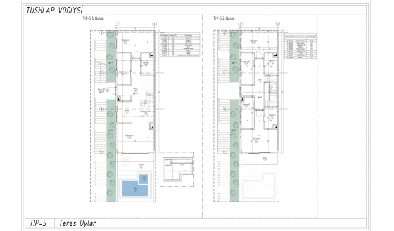 7-комнатная квартира 146.88 м²  2/4 этаж | Жилой комплекс TUSHLAR VODIYSI
