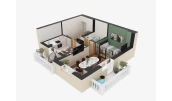 2-комн. квартира 71.68 м²  9/9 этаж | Жилой комплекс SHAYX-UL OLAM