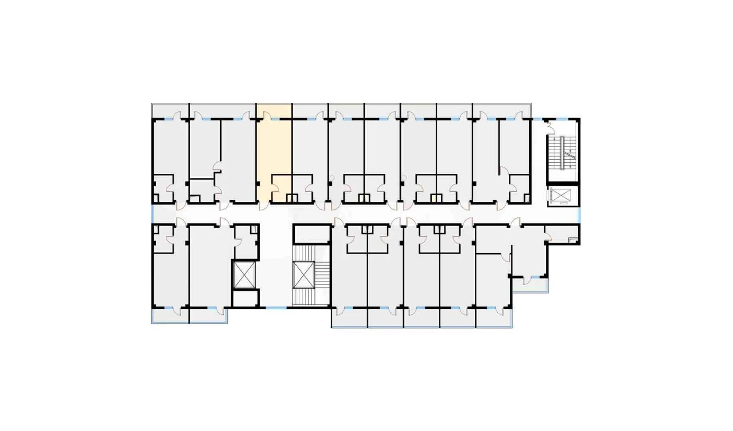 1-комн. квартира 28.96 м²  3/7 этаж | Жилой комплекс Bochka Resort