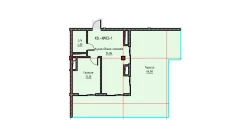 2-комн. квартира 105.74 м²  9/9 этаж | Жилой комплекс UCHTEPA CITY