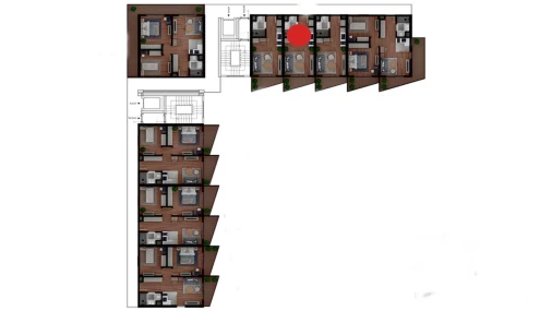 3-xonali xonadon 51.01 m²  3/6 qavat | TUSHLAR VODIYSI Turar-joy majmuasi