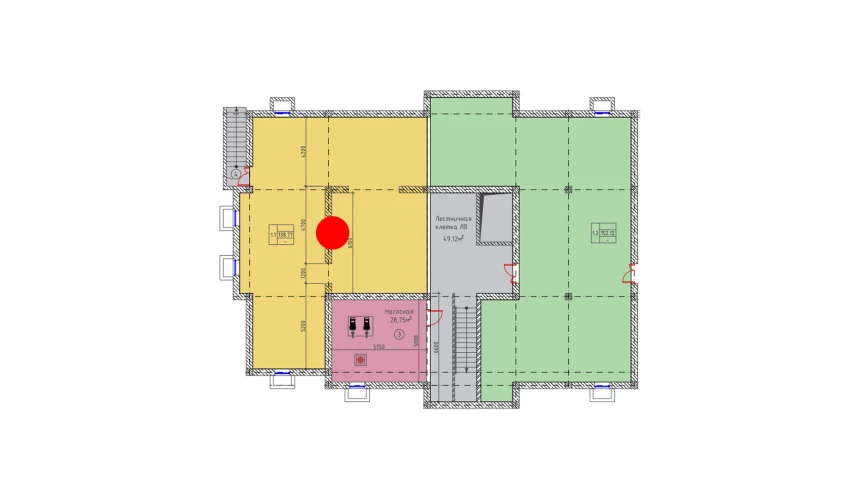 1-комн. квартира 172.4 м²  1/9 этаж | Жилой комплекс MINGCHINOR