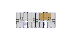 2-комн. квартира 53.73 м²  1/5 этаж | Жилой комплекс QIZILTEPA