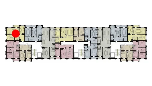 2-комнатная квартира 139.9 м²  9/9 этаж | Жилой комплекс Parkent Avenue
