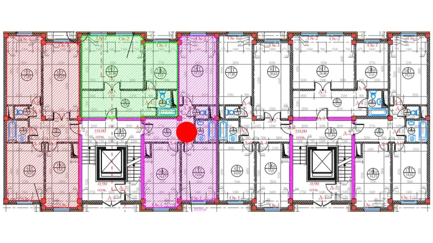 3-комн. квартира 69.1 м²  1/8 этаж | Жилой комплекс Ziynat Capital