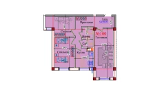 3-комн. квартира 80.95 м²  1/9 этаж | Жилой комплекс ZAR ZAMONAVIY UYLAR
