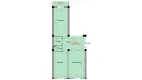 2-комн. квартира 83.75 м²  5/8 этаж | Жилой комплекс Saxro
