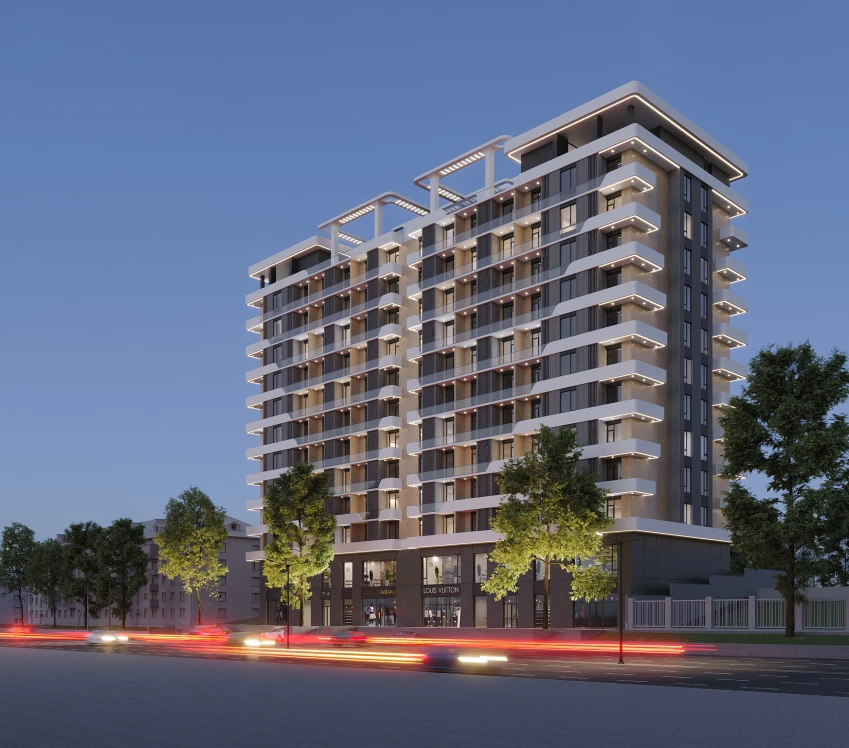 1-xonali xonadon 123 m²  1/12 qavat | NAVRUZ GROUP Turar-joy majmuasi