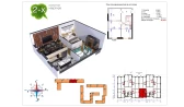 2-комн. квартира 50.4 м²  4/9 этаж | Жилой комплекс Uchtepa Avenue