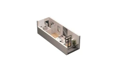 1-комн. квартира 29.8 м² 5/16 этаж | Жилой комплекс DO'MBIROBOD RESIDENCE 1-комн. квартира 29.8 м² 5/16 этаж | Жилой комплекс DO'MBIROBOD RESIDENCE