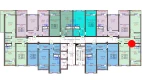 2-комн. квартира 60.3 м²  15/16 этаж | Жилой комплекс TRINITY