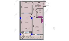2-комн. квартира 69.5 м²  2/16 этаж | Жилой комплекс Park Avenue