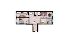 3-комн. квартира 105 м²  10/10 этаж | Жилой комплекс Ko'kcha-Oqtepa