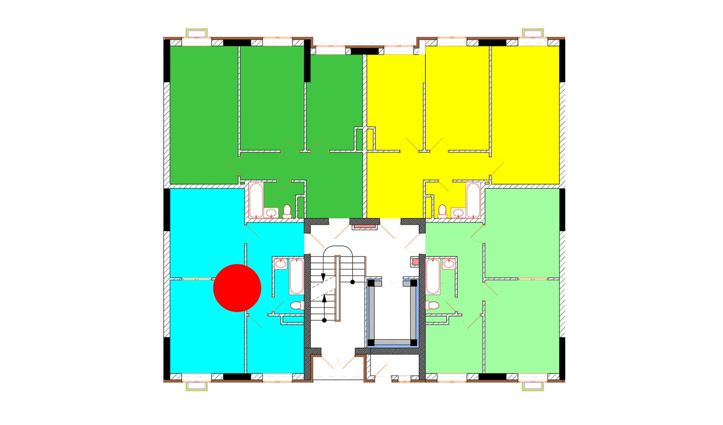 2-комн. квартира 50.3 м²  2/9 этаж | Жилой комплекс Uchtepa Avenue