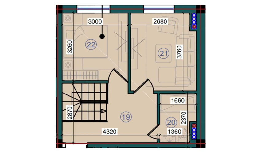 2-комнатная квартира 92.1 м²  7/7 этаж | Жилой комплекс Bristol