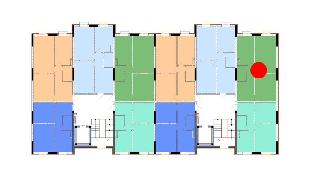 2-комн. квартира 66.8 м²  4/9 этаж | Жилой комплекс Uchtepa Avenue