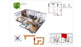 2-комн. квартира 65 м²  9/9 этаж | Жилой комплекс Uchtepa Avenue