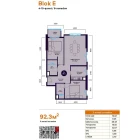 3-комн. квартира 92.3 м² 10/20 этаж | Жилой комплекс Central Avenue 3-комн. квартира 92.3 м² 10/20 этаж | Жилой комплекс Central Avenue