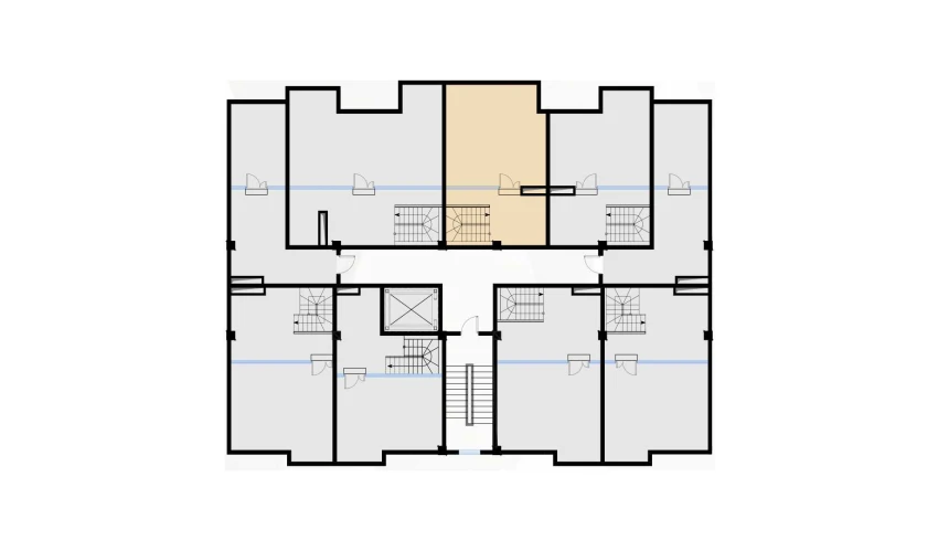 2-xonali xonadon 88.5 m²  7/7 qavat | Bochka Resort Turar-joy majmuasi