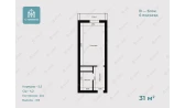 1-комн. квартира 31 м² 2/16 этаж | Жилой комплекс TURKISTON AVENUE 1-комн. квартира 31 м² 2/16 этаж | Жилой комплекс TURKISTON AVENUE