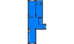 2-комн. квартира 89 м²  2/12 этаж | Жилой комплекс Sokin hayot