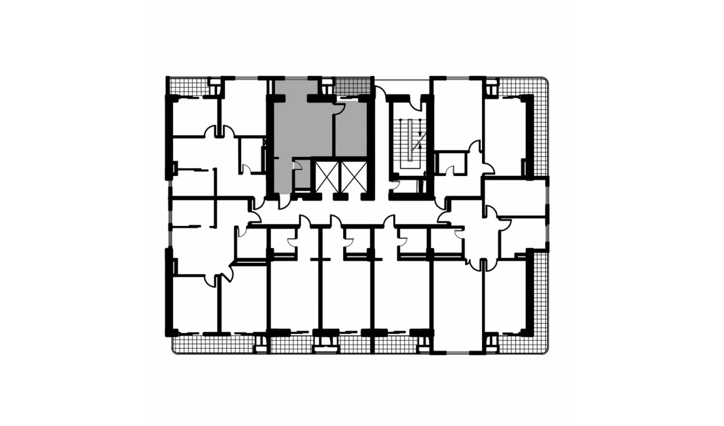 2-комн. квартира 44.7 м²  12/12 этаж | Жилой комплекс NAVRUZ GROUP