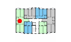 3-xonali xonadon 109.1 m²  7/10 qavat | Ko'kcha-Oqtepa Turar-joy majmuasi