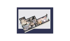 2-xonali xonadon 77.9 m²  6/10 qavat | Aviasozlar Plaza Turar-joy majmuasi