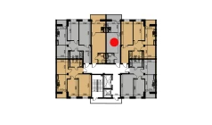 1-xonali xonadon 29.24 m²  9/10 qavat | YANGIOBOD RESIDENCE Turar-joy majmuasi