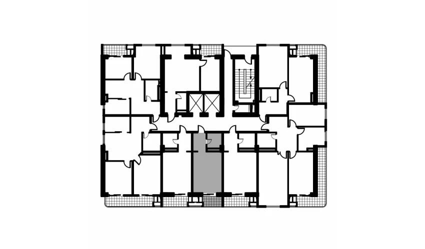 1-xonali xonadon 29.8 m²  4/12 qavat | NAVRUZ GROUP Turar-joy majmuasi