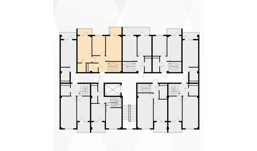 3-комнатная квартира 124.86 м²  7/7 этаж | Жилой комплекс Bochka Resort