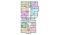 1-комн. квартира 46.7 м²  2/13 этаж | Жилой комплекс ORZU SAROYI