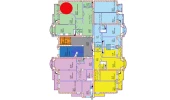 3-xonali xonadon 107.39 m²  8/10 qavat | Samarqand Park Avenue Turar-joy majmuasi