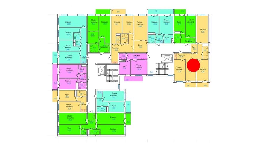 3-комн. квартира 85.48 м²  8/9 этаж | Жилой комплекс PROVANS