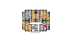 2-комн. квартира 60.04 м²  3/10 этаж | Жилой комплекс YANGIOBOD RESIDENCE