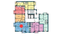 3-комн. квартира 77.3 м²  8/10 этаж | Жилой комплекс NUR BARAKA