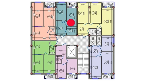 1-комнатная квартира 39.44 м²  5/10 этаж | Жилой комплекс Qibray City