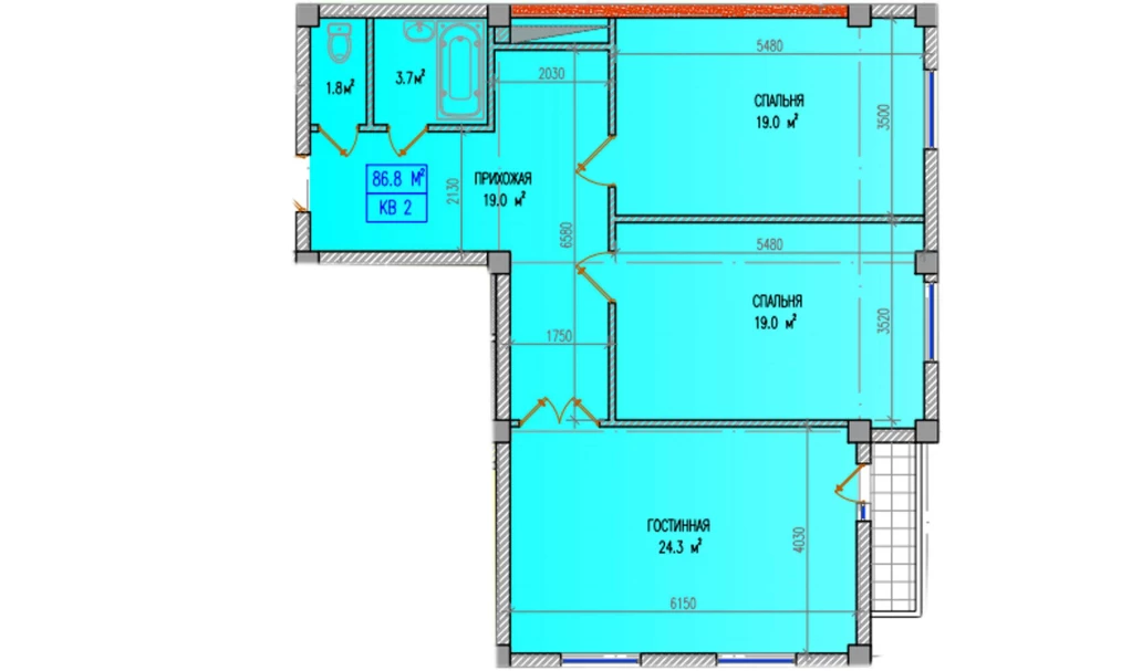 3-xonali xonadon 86.8 m² 3/9 qavat | Yuksalish Nurafshon Turar-joy majmuasi 3-xonali xonadon 86.8 m² 3/9 qavat | Yuksalish Nurafshon Turar-joy majmuasi