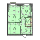 2-комн. квартира 49.2 м²  9/9 этаж | Жилой комплекс Uchtepa Avenue