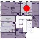 1-xonali xonadon 41.6 m²  7/9 qavat | YAQINLAR Turar-joy majmuasi