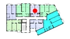 1-комн. квартира 40.84 м²  10/10 этаж | Жилой комплекс Ko'kcha-Oqtepa