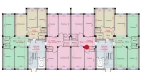 3-xonali xonadon 105.5 m²  1/8 qavat | Saxro Turar-joy majmuasi
