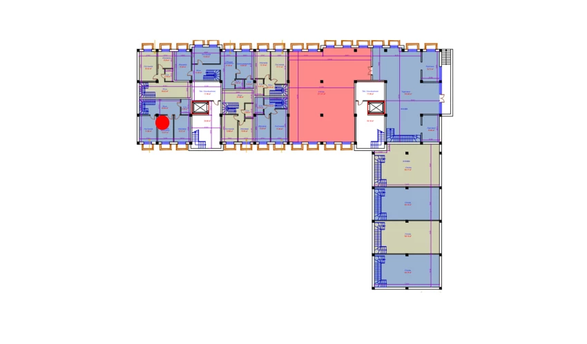 3-комн. квартира 66.85 м²  0/10 этаж | Жилой комплекс Ko'kcha-Oqtepa