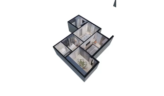 3-xonali xonadon 70.8 m²  3/13 qavat | ORZU SAROYI Turar-joy majmuasi