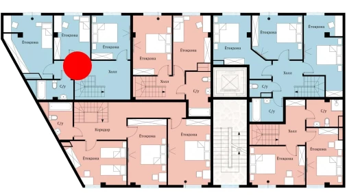 4-xonali xonadon 110.65 m²  7/7 qavat | Zangota City 2 - ETAP Turar-joy majmuasi